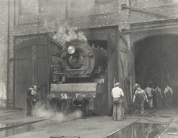 Locomotive test run, Eveleigh (1950)
