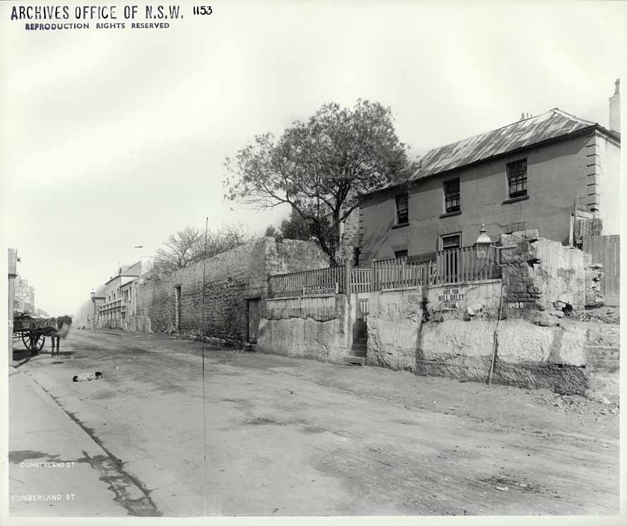 Cumberland Street, The Rocks (1901)