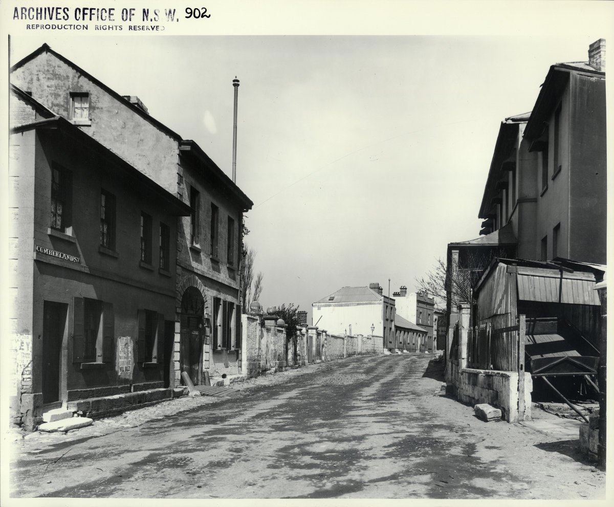 Cumberland Street, The Rocks 1901