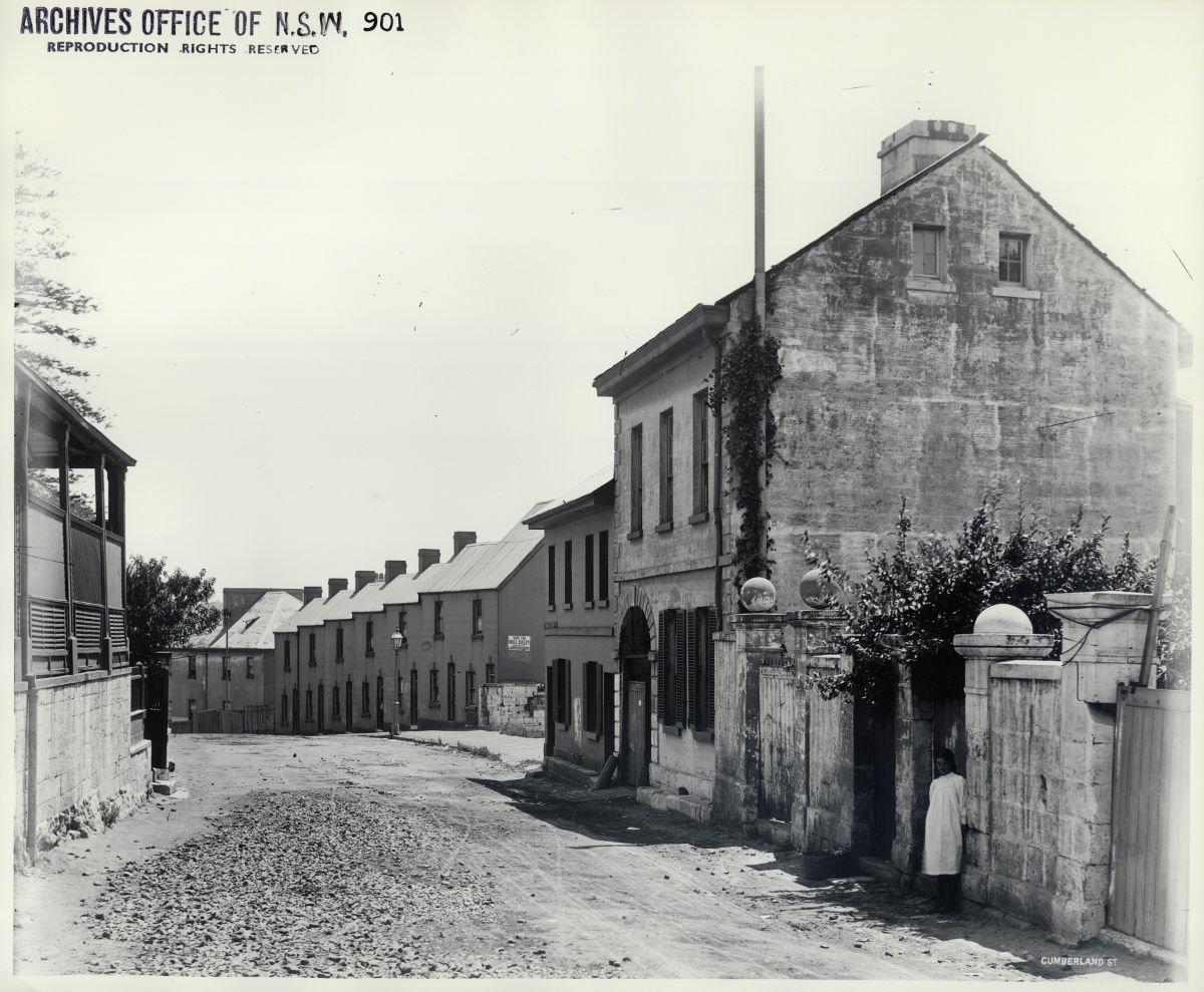 Cumberland Street, The Rocks 1901