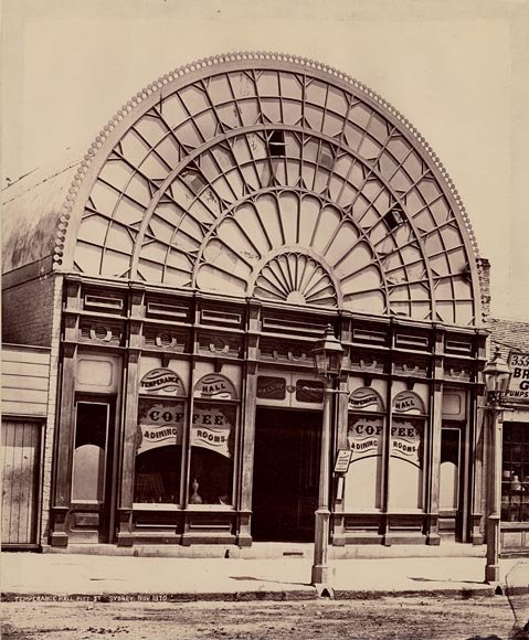 Temperance Hall, Pitt St., Sydney, Nov 1870, by Government Printing Office, Sydney city centre