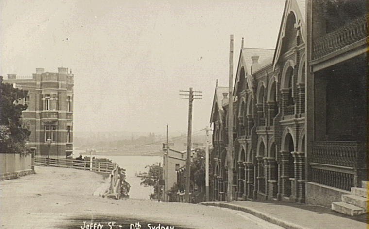 1905 postcard of Jeffrey Street P00 P00349, Milsons Point (c. 1905)