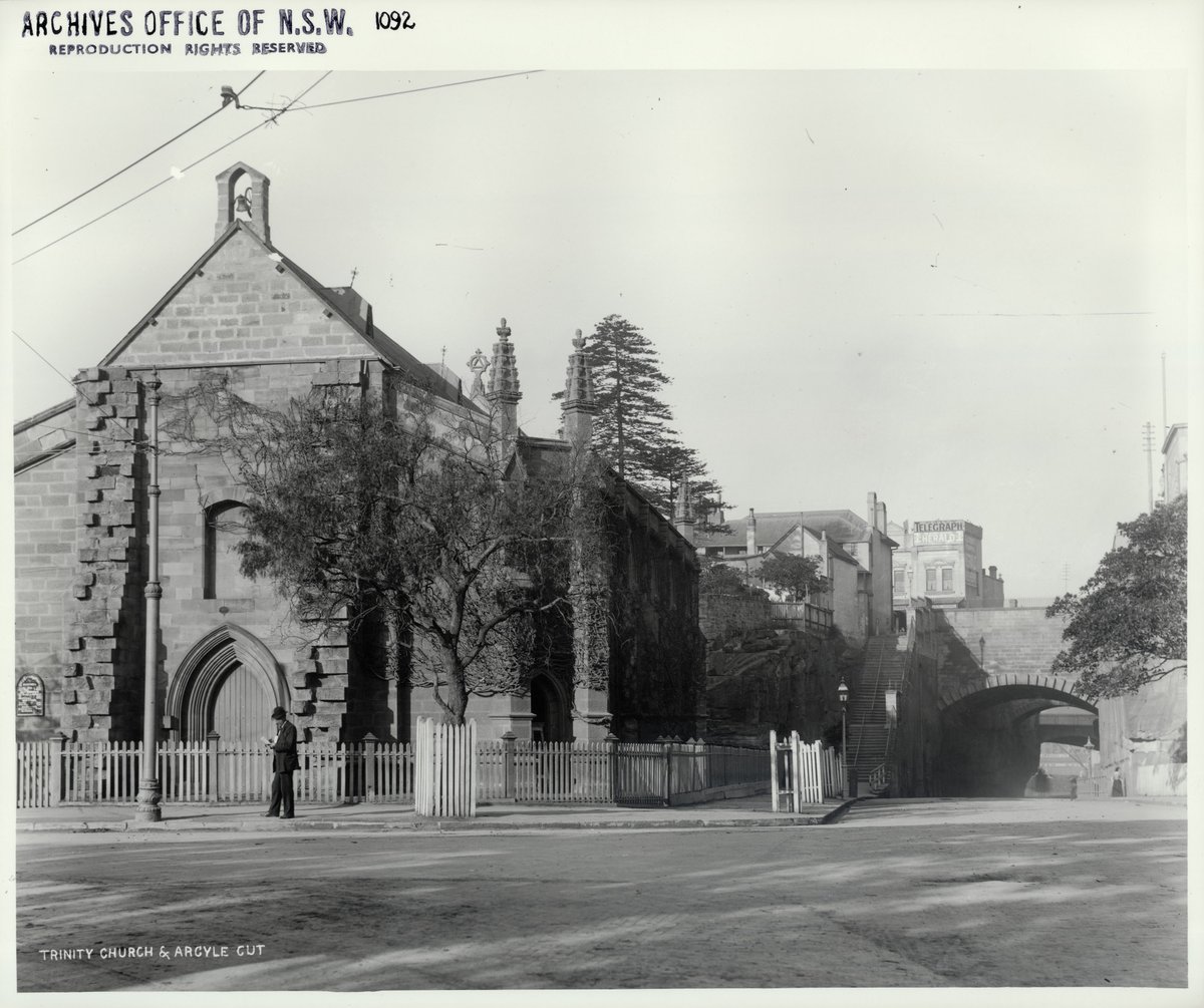 The Garrison Church at the Argyle Cut, The Rocks (NSW), Millers Point (1901)