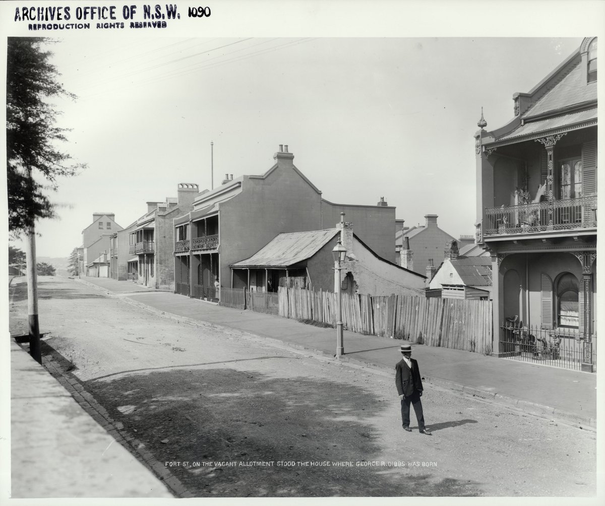Fort Street, The Rocks (1901)