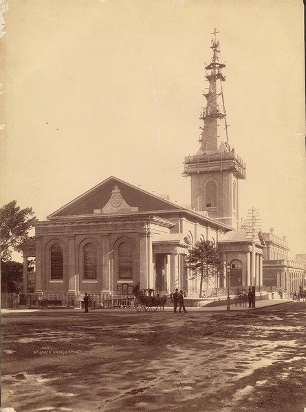 St James' during alterations 1894, Sydney