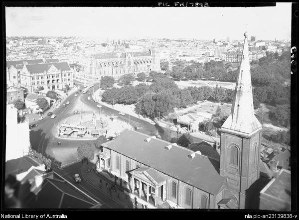 St James & St Mary's churches, Sydney city centre (1910–62)