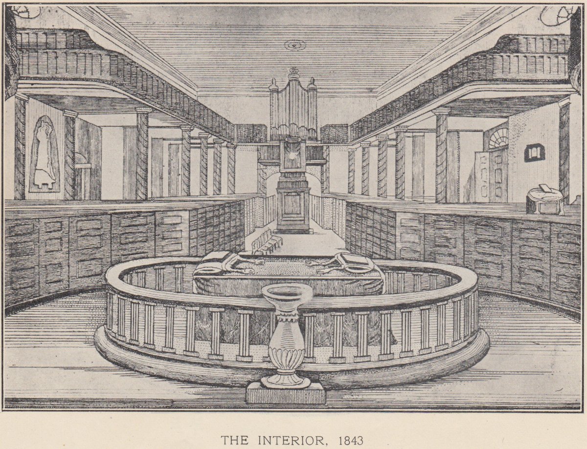 St James' 1843 interior, Sydney (1840s)