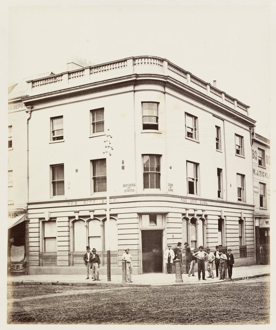 32 City Bank old SH 534, Sydney city centre (1872)