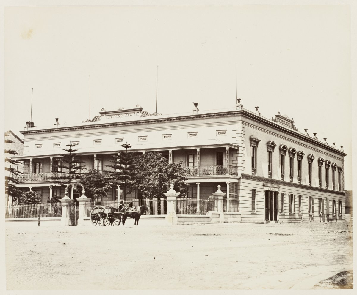 41 Petty s Hotel SH 188, Sydney city centre (1872)