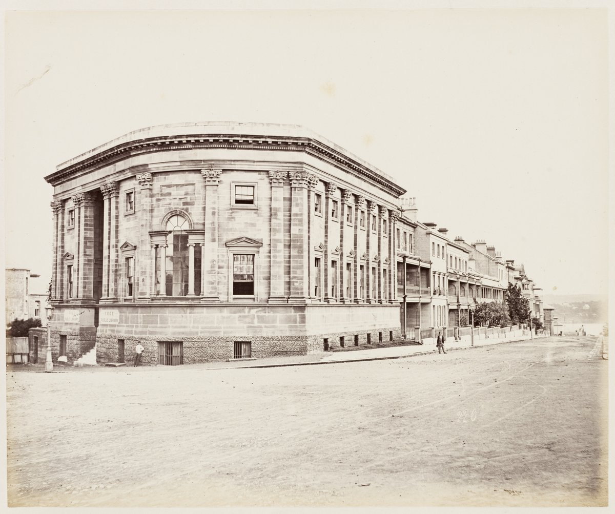 12 Free Public Library SH 536, Sydney city centre (1872)