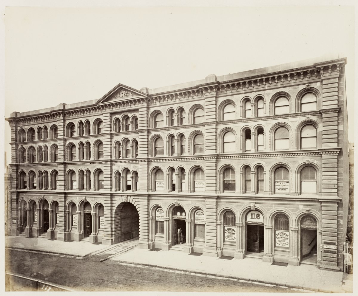 47 Vickerys Buildings SH 195, Sydney city centre (1872)