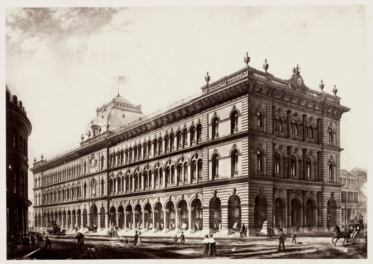 14 Post Office Taken from the Drawing, Sydney city centre (1872)