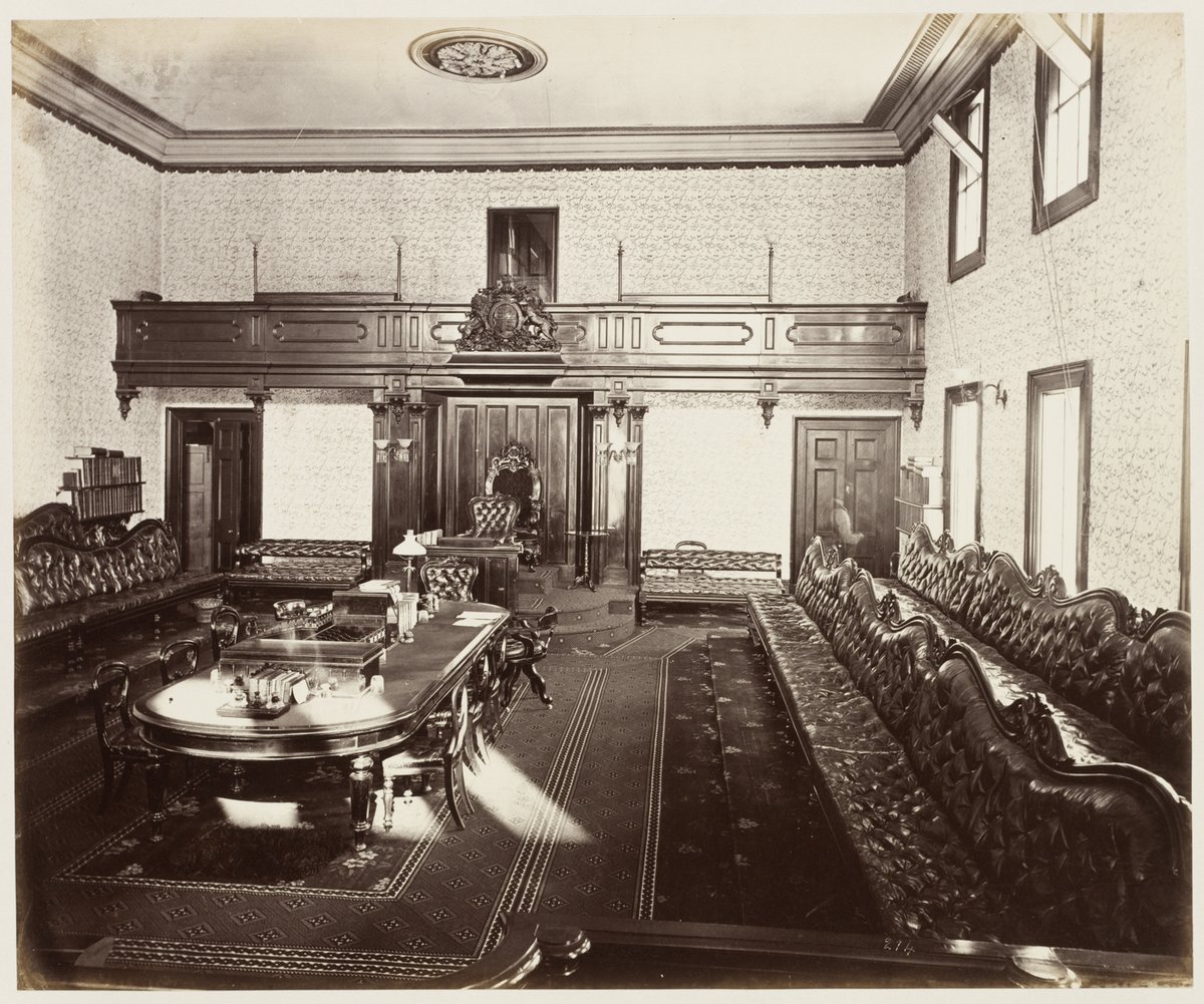 5 Legislative Council Chamber Interior SH 553, Sydney city centre (1872)