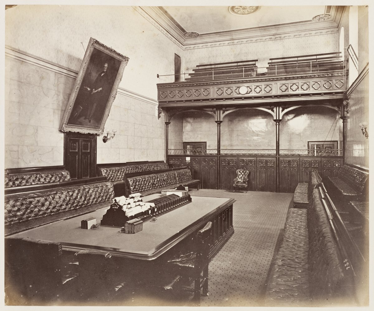 2 Legislative Assembly Chamber Interior SH 552, Sydney city centre (1872)
