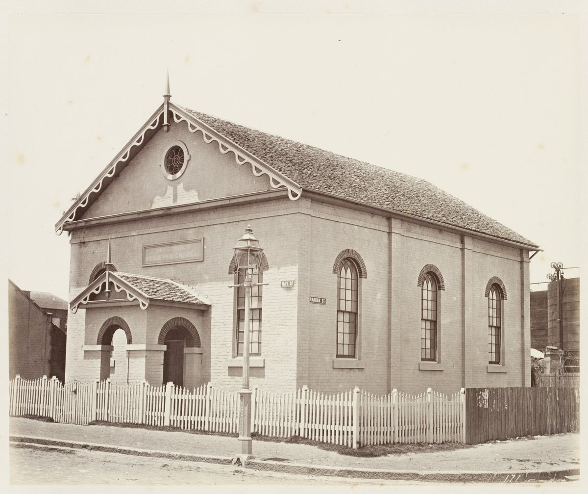 98 Wesleyan Chapel Hay Street SH 716, Sydney city centre (1872)