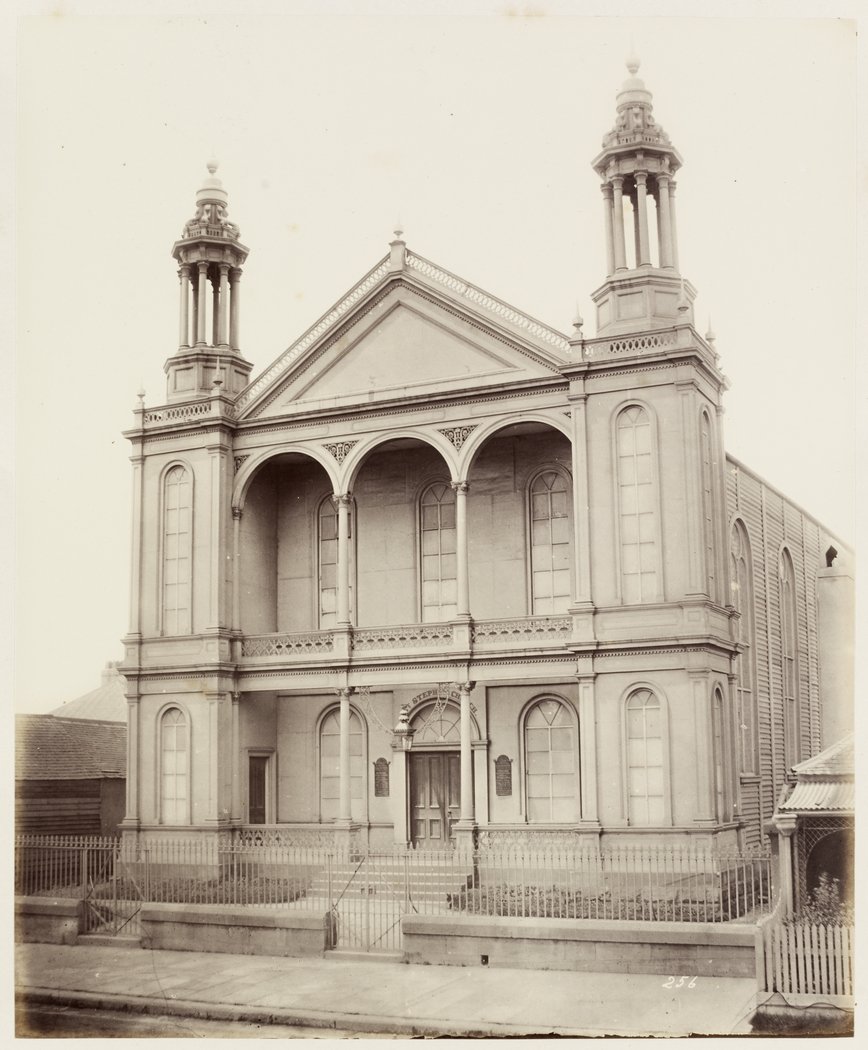 92 St Stephens Church SH 698, Sydney city centre (1872)