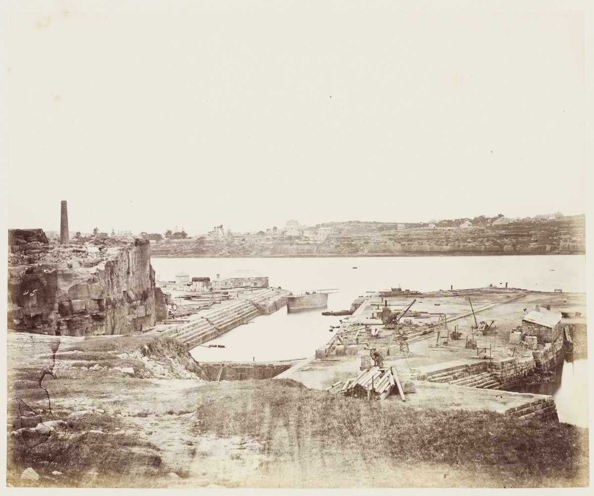 147 Dry Dock Cockatoo Island SH 258, Sydney Harbour (1872)