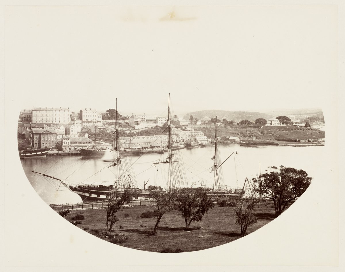 135 The Harbour Panoramic SH 648, Sydney Harbour (1872)