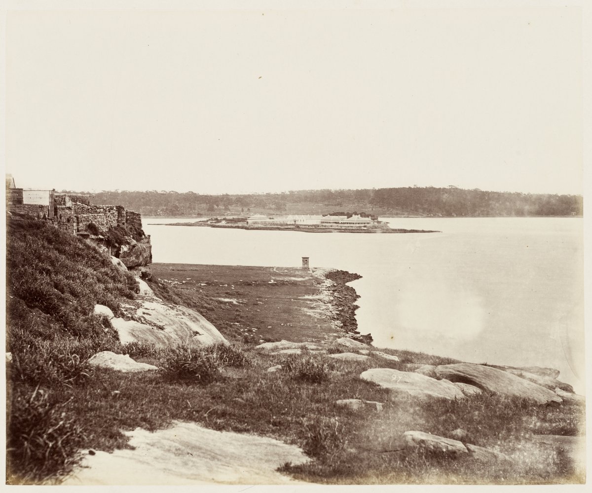 148 Spectacle Island from Cockatoo Island SH 659, Sydney Harbour (1872)