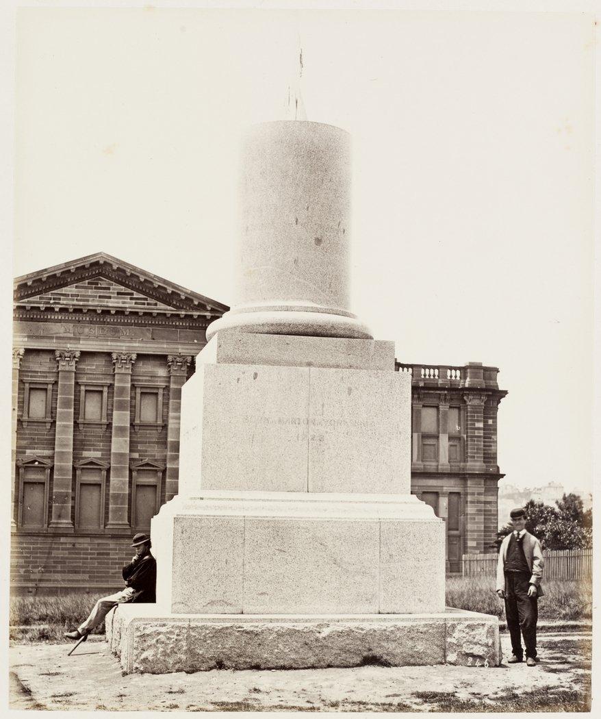154 Cooks Statue Pedestal SH 207, Sydney city centre (1872)