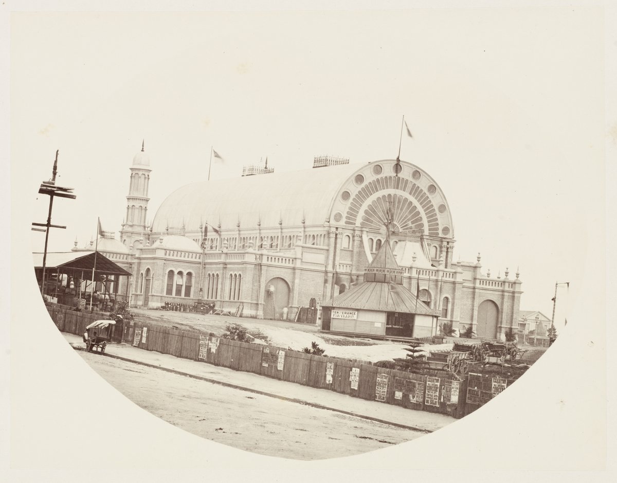 164 Exhibition Building from Randall St SH 132, Surry Hills (1872)