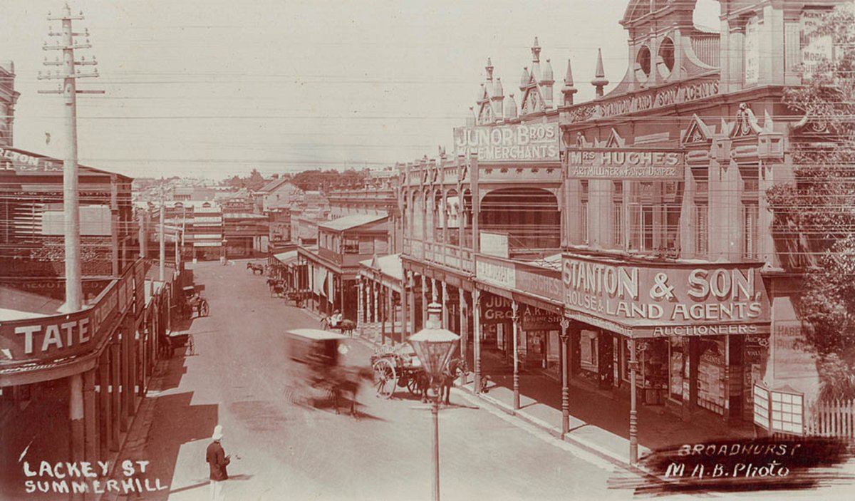 Lackey St. Summer Hill including Stanton & Son House & Land Agents (1900–27)