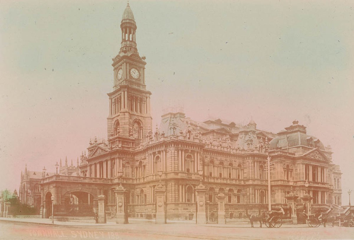 Town Hall Sydney, Sydney city centre (1900–27)