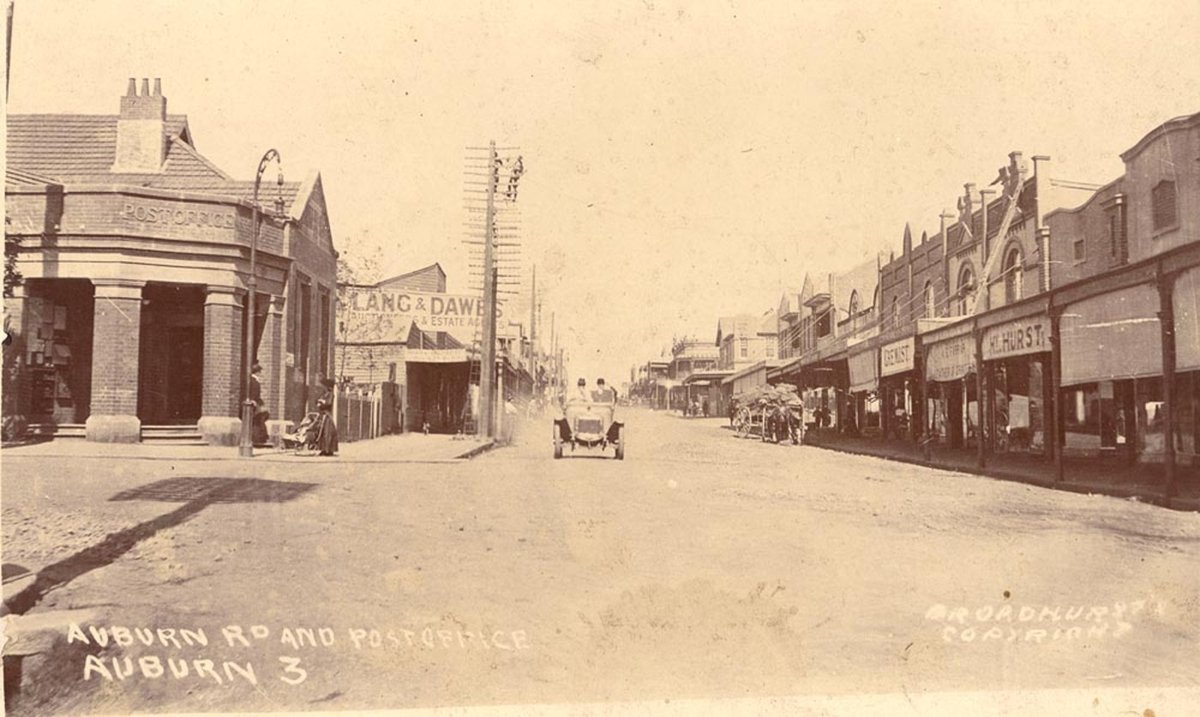 Auburn Rd and Post Office (1900–27)