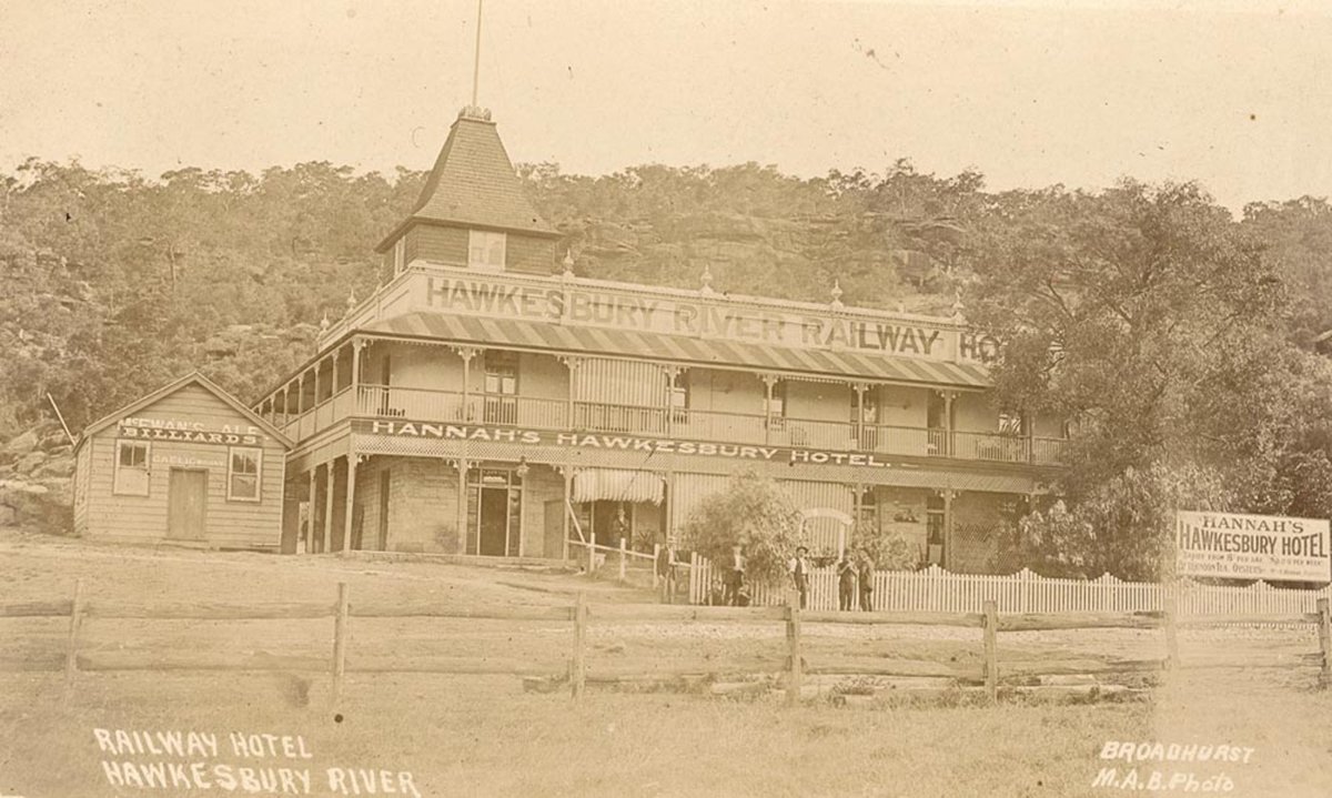 Railway Hotel Hawkesbury River (1900–27)