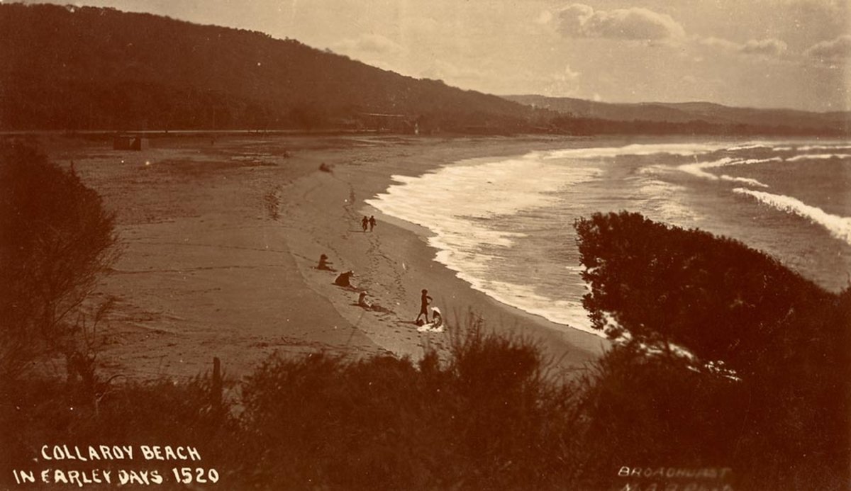 Collaroy Beach in earley ie early days (1900–27)