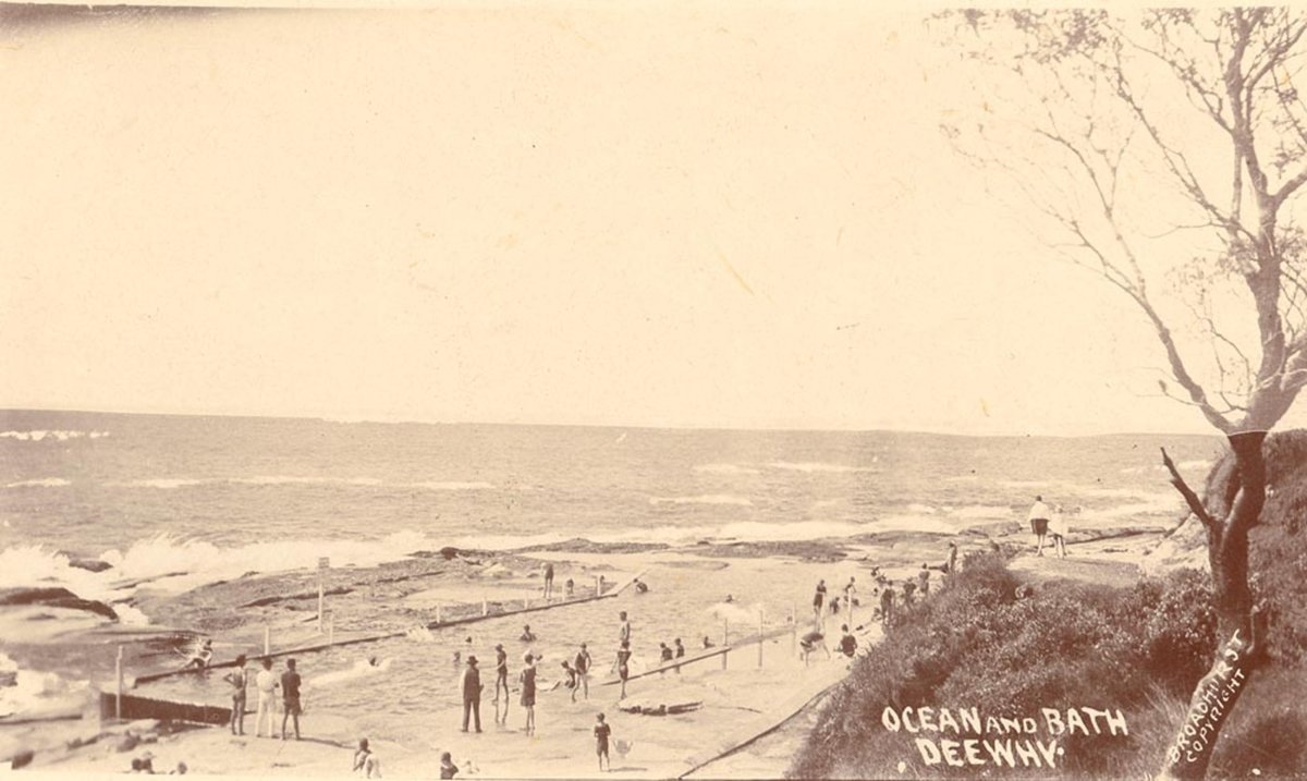 Ocean and bath Dee Why (1900–27)