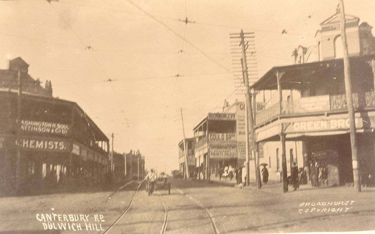 Canterbury Rd Dulwich Hill (1900–27)
