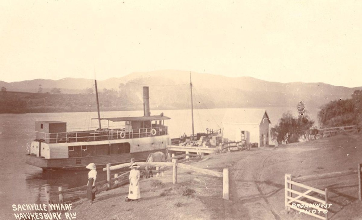 Sackville Wharf Hawkesbury River, 1900–27