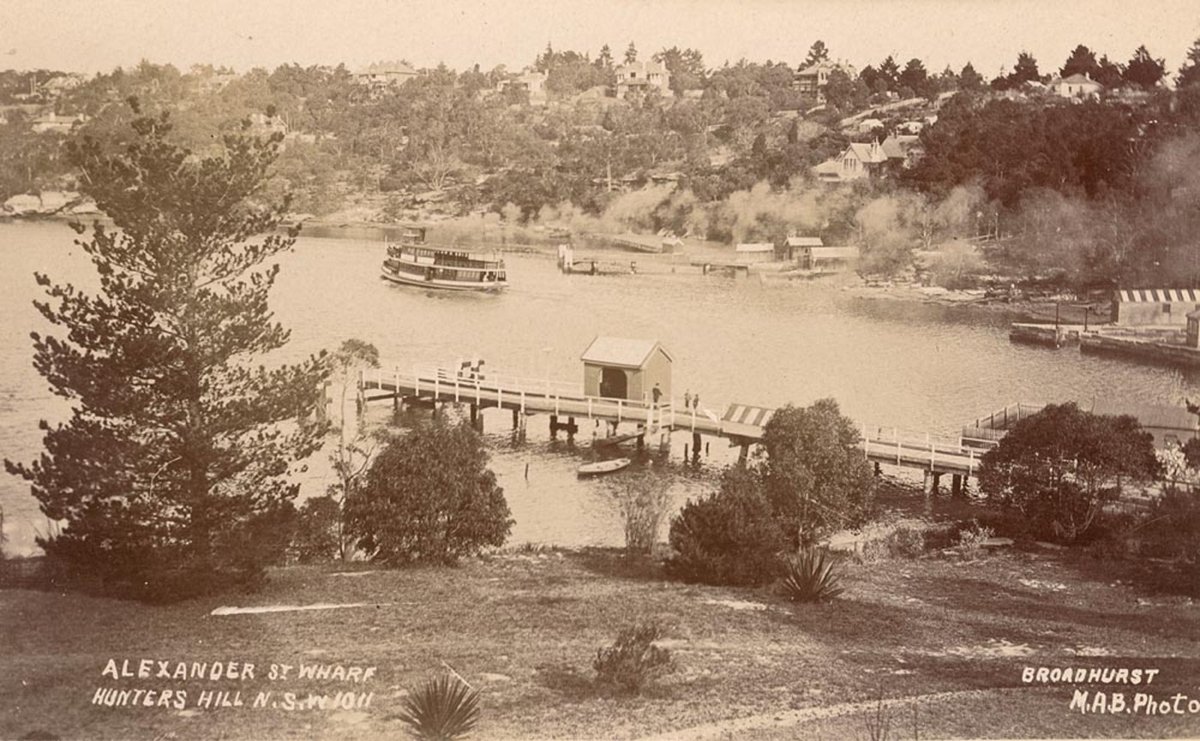 Alexander St Wharf Hunters Hill NSW (1900–27)