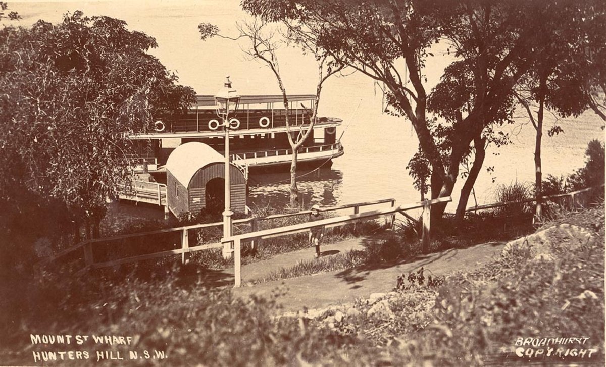Mount St Wharf Hunters Hill NSW (1900–27)