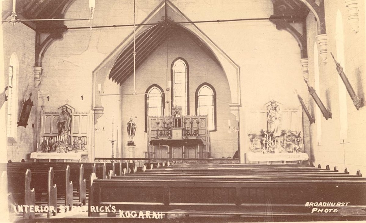 Interior St Patricks Church Kogarah (1900–27)