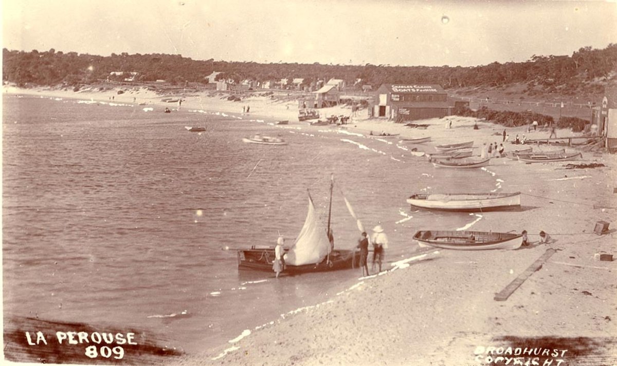La Perouse including boats and boatsheds (1900–27)