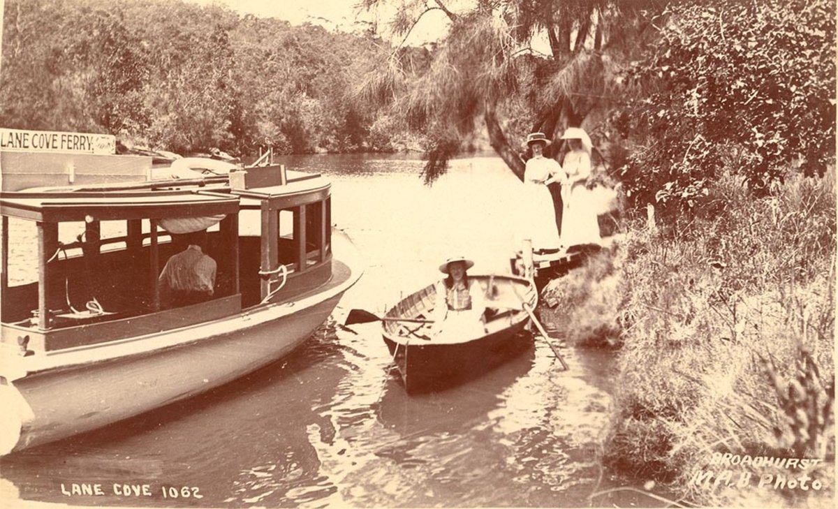 Lane Cove including Lane Cove Ferry (1900–27)