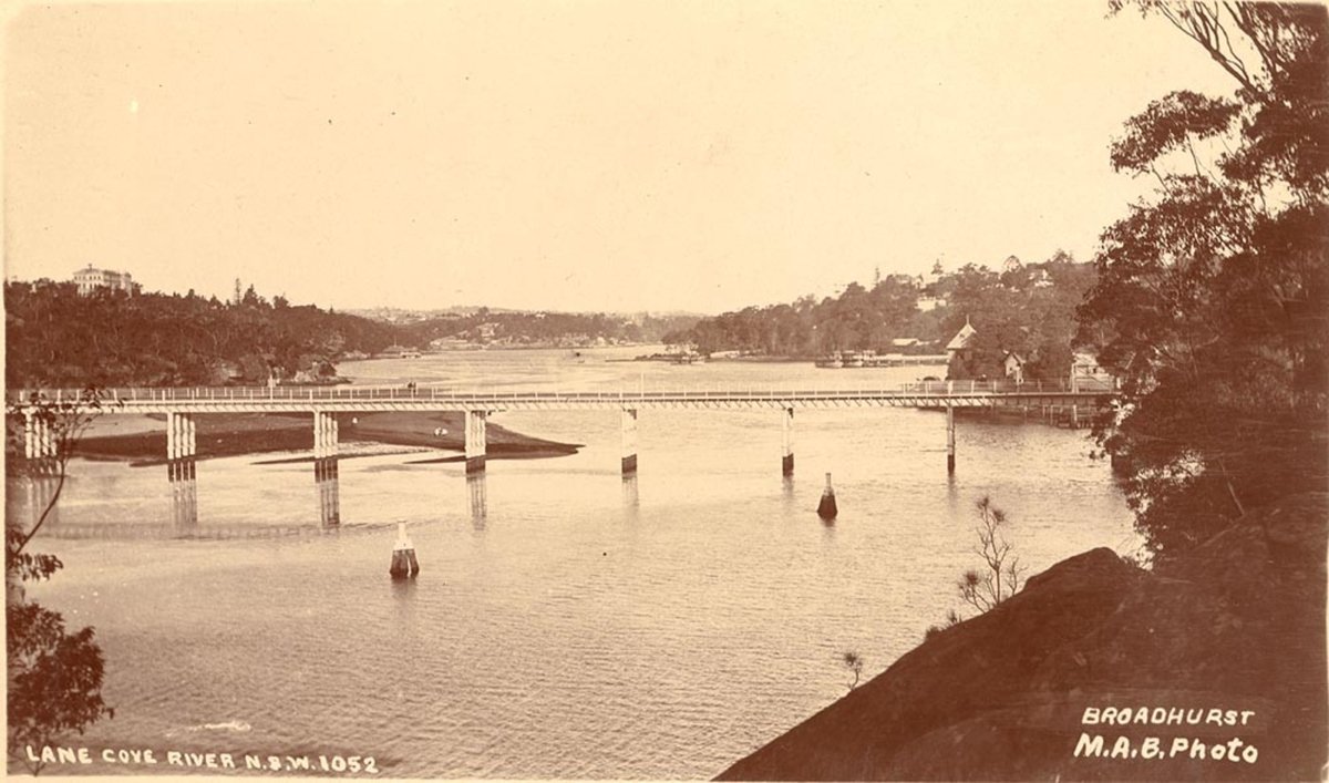 Lane Cove River NSW including bridge (1900–27)