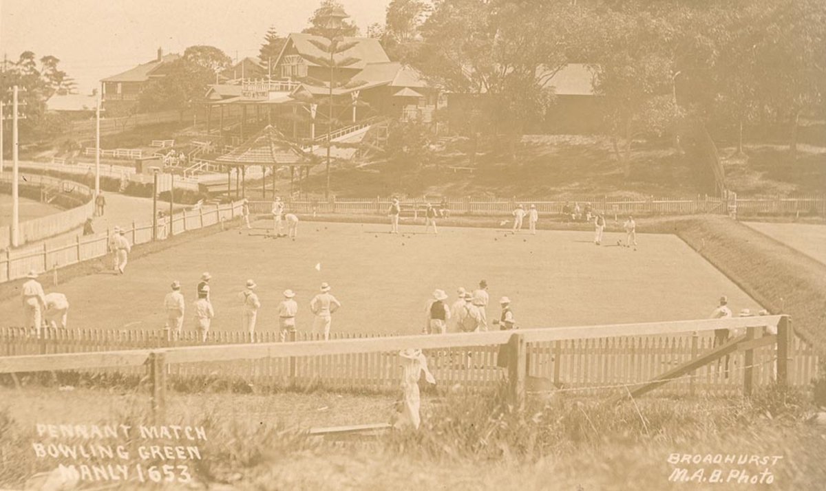 Pennant Match Bowling Green Manly (1900–27)
