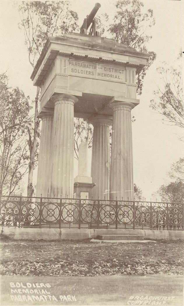 Soldiers Memorial Parramatta Park (1900–27)