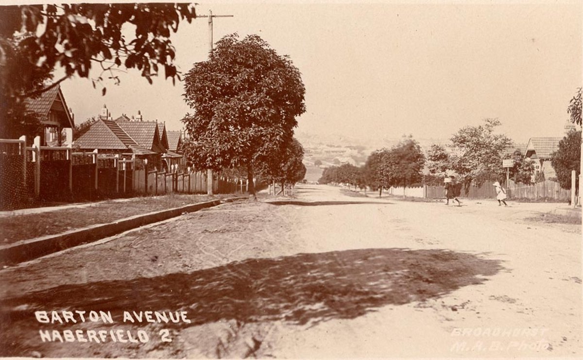 Barton Avenue Haberfield (1900–27)