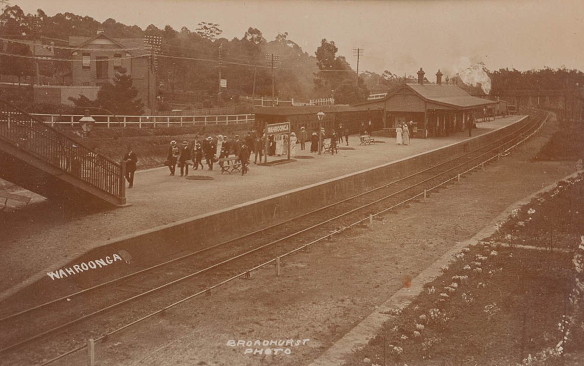 Wahroongah Railway Station (1900–27)