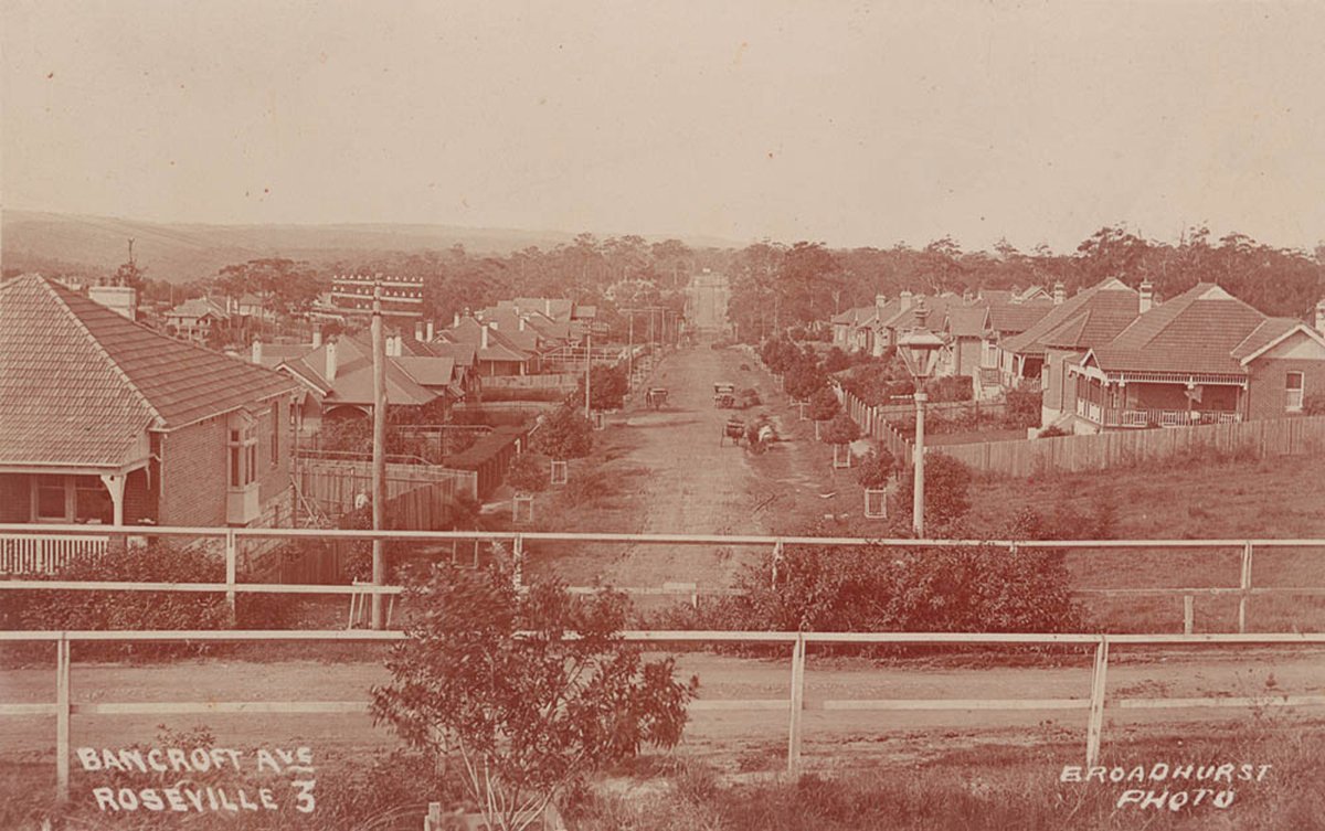 Bancroft Ave Roseville (1900–27)