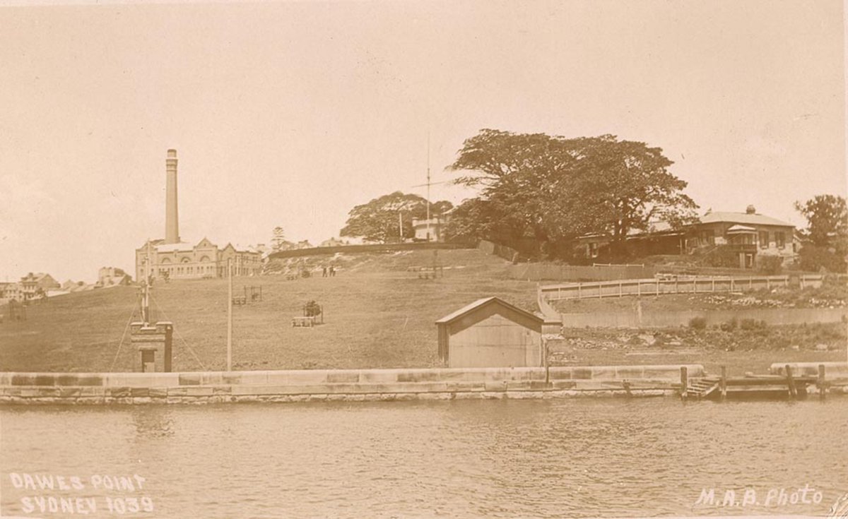 Dawes Point Sydney including Dawes Battery and Electrical Power Station (1900–27)