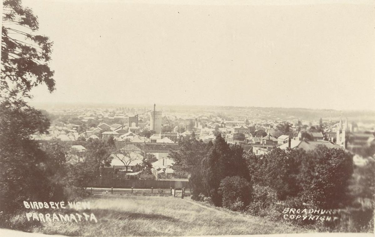 Birdseye View Parramatta (1900–27)
