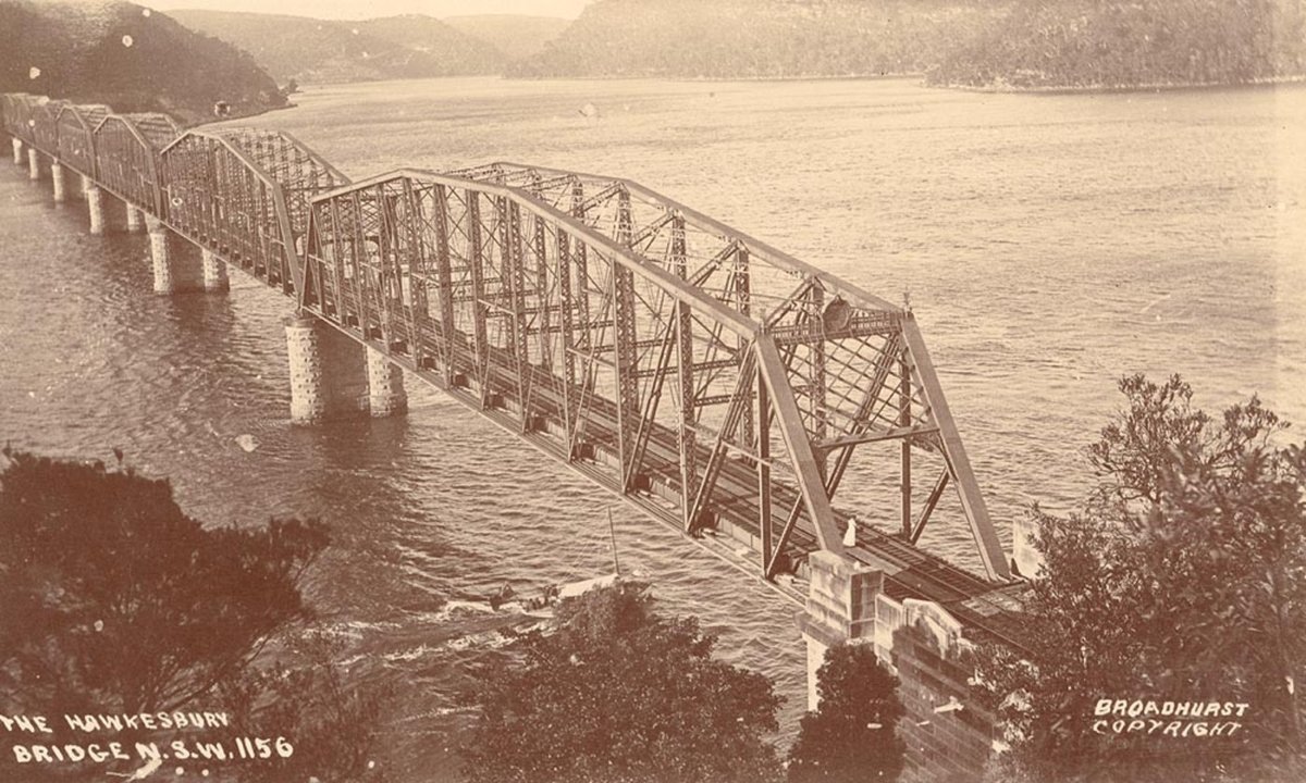 The Hawkesbury Bridge NSW, Hawkesbury River (1900–27)