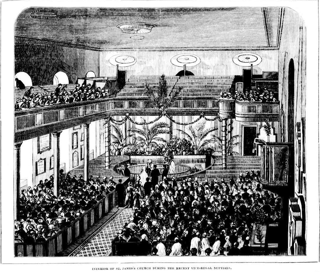 Vice-regal nuptials 7 August 1878, Sydney