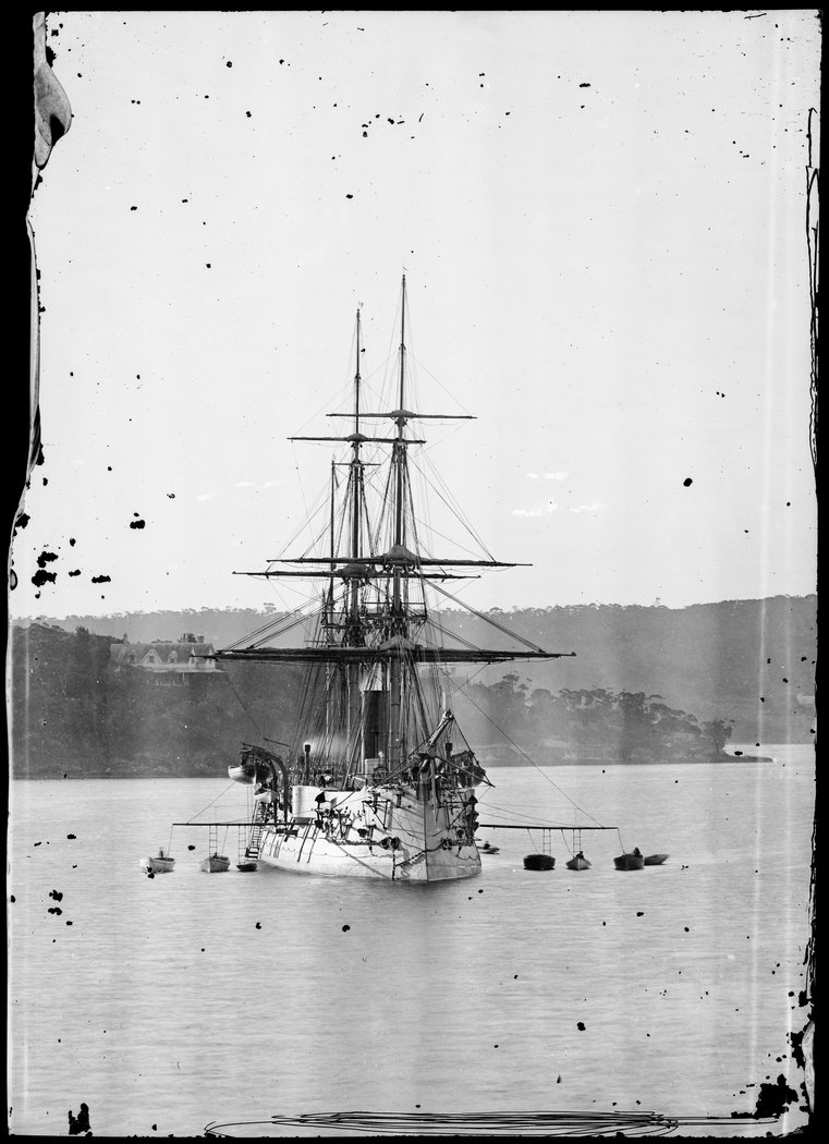 French warship 'Atalante', Sydney Harbour, 1873 A2823050h