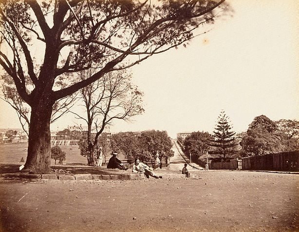 The Domain, Sydney (1870s), Sydney city centre